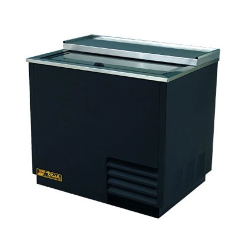 True T-36-GC-HC Glass Froster, 36 3/4" Wide, Black
