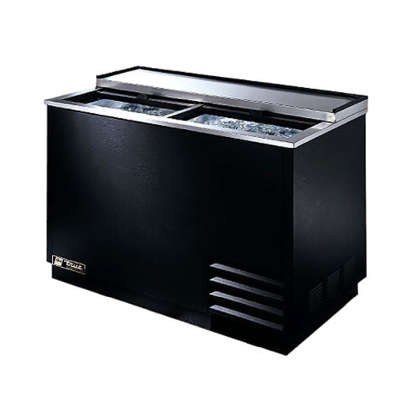 True T-50-GC-HC Glass and Plate Chiller/Froster, 50" Wide, Black