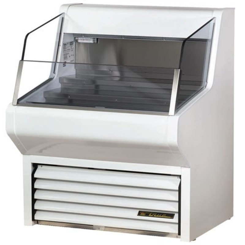 True THAC-36-LD Air Curtain, Horizontal Merchandiser, Self Service, 36 1/8" Wide