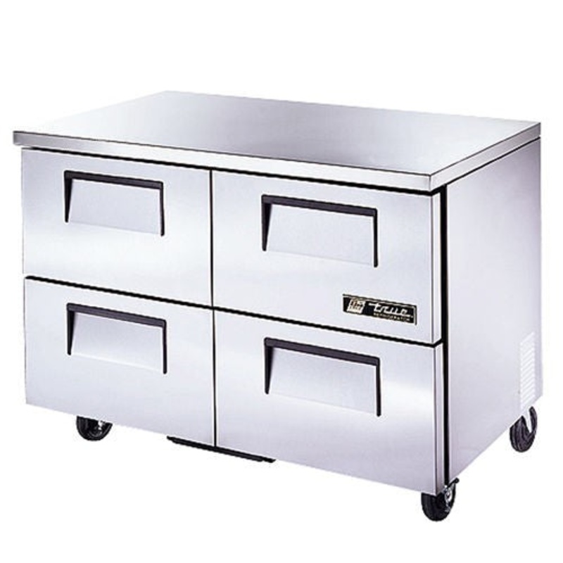 True TUC-48D-4-HC Undercounter Refrigerator, 4 Drawer, 48 3/8" Wide, S/S