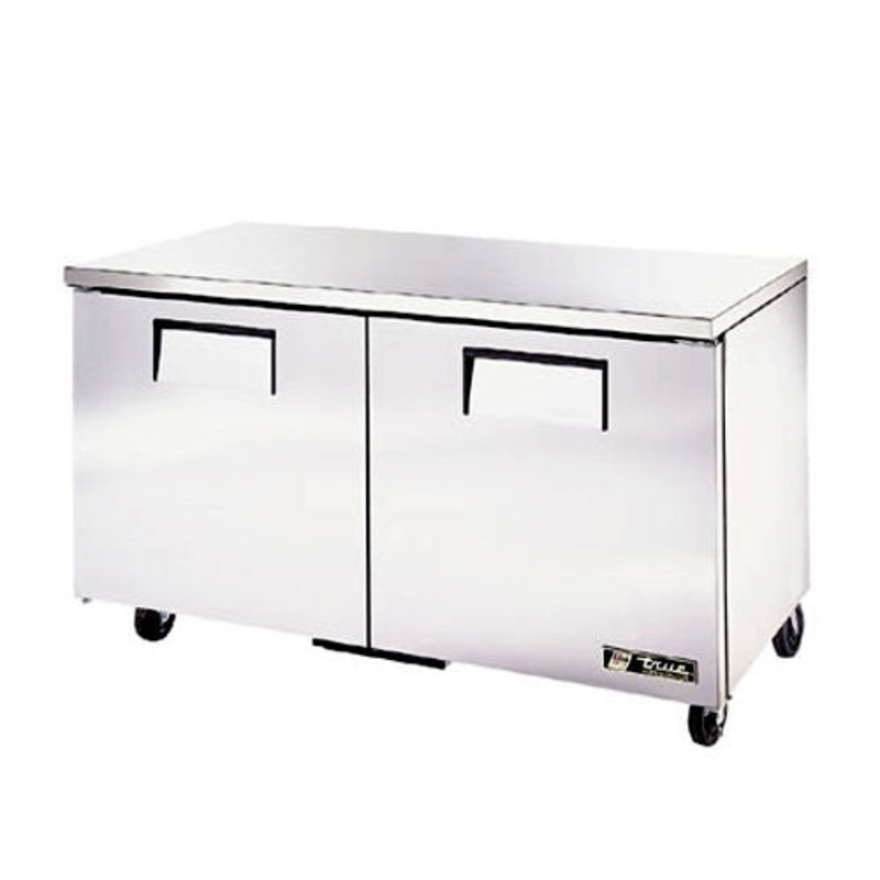 True TUC-60-HC Undercounter Refrigerator, 2 Door, 60 3/8 " Wide, S/S