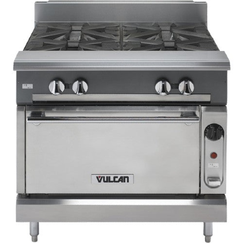 Vulcan V6B36S 36" Heavy Duty Range, 6 Burners, 27" Oven, Gas
