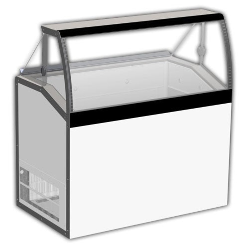 Masterbilt DD46 Ice Cream Dipping Cabinet/Display, 8 Facings, 47 3/4 " Wide