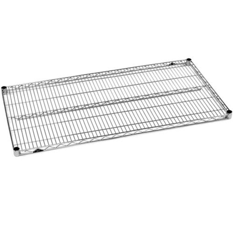 Metro 2448BR Shelf, Wire, SuperErecta, Brite, 24" x 48"