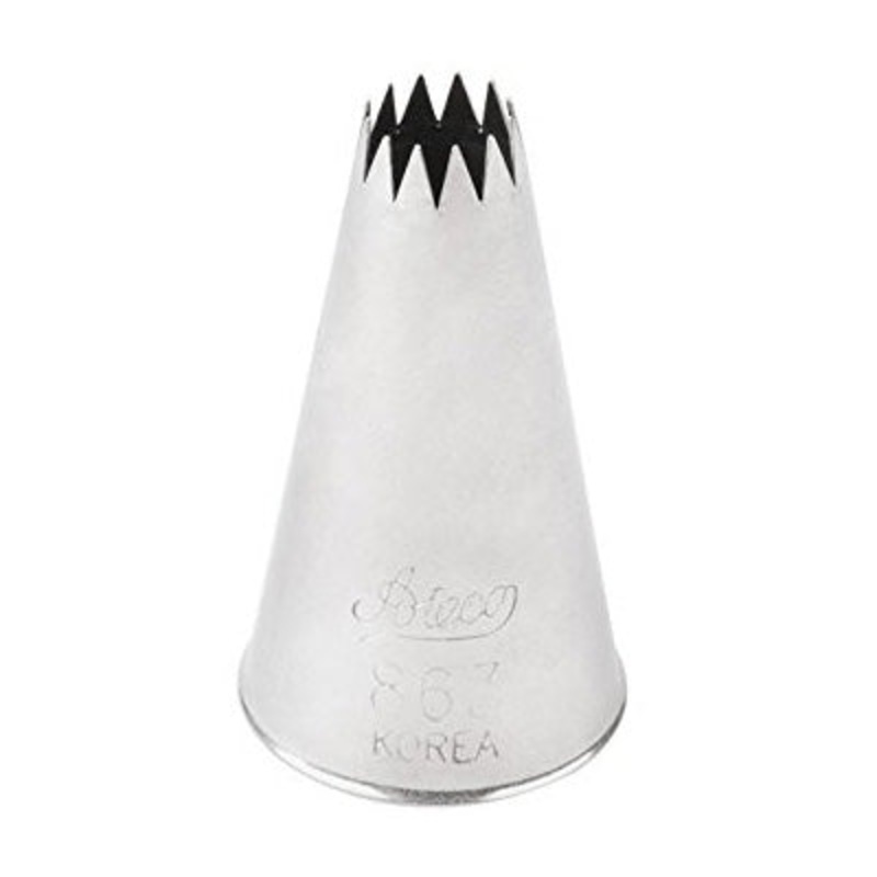 Ateco 863 French Star Pastry Tip #3