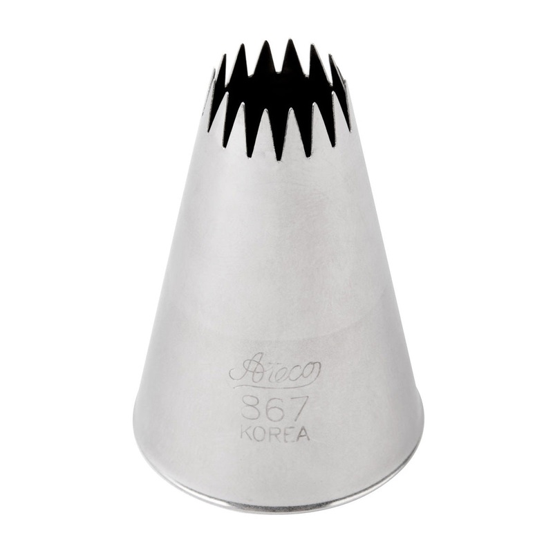 Ateco 867 French Star Pastry Tip #7