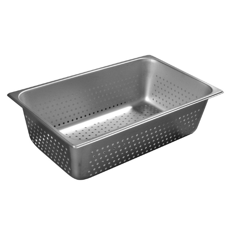 Carlisle 607006P DuraPan Perforated Steam Table Pan, Full Size, 6" Deep