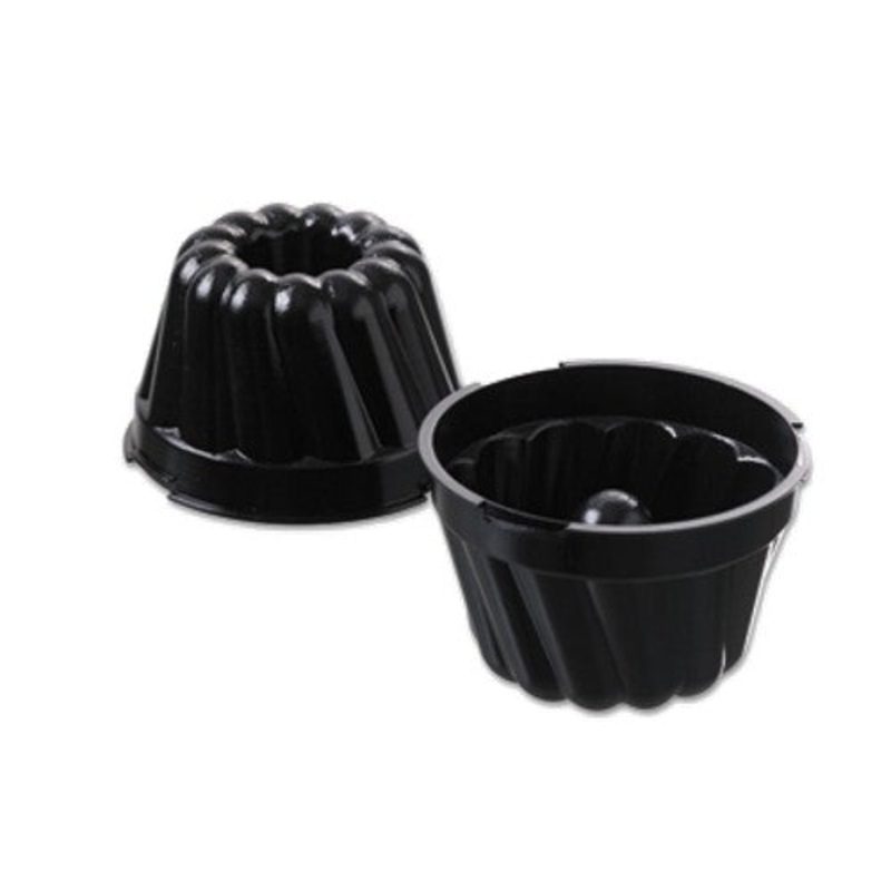 Matfer 345638 Exoglass Kugelhopf Mold, 3-3/4" dia., Pack of 6