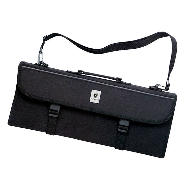 Mercer M30217 Double-Zip Knife Case, Black, 17 Pockets
