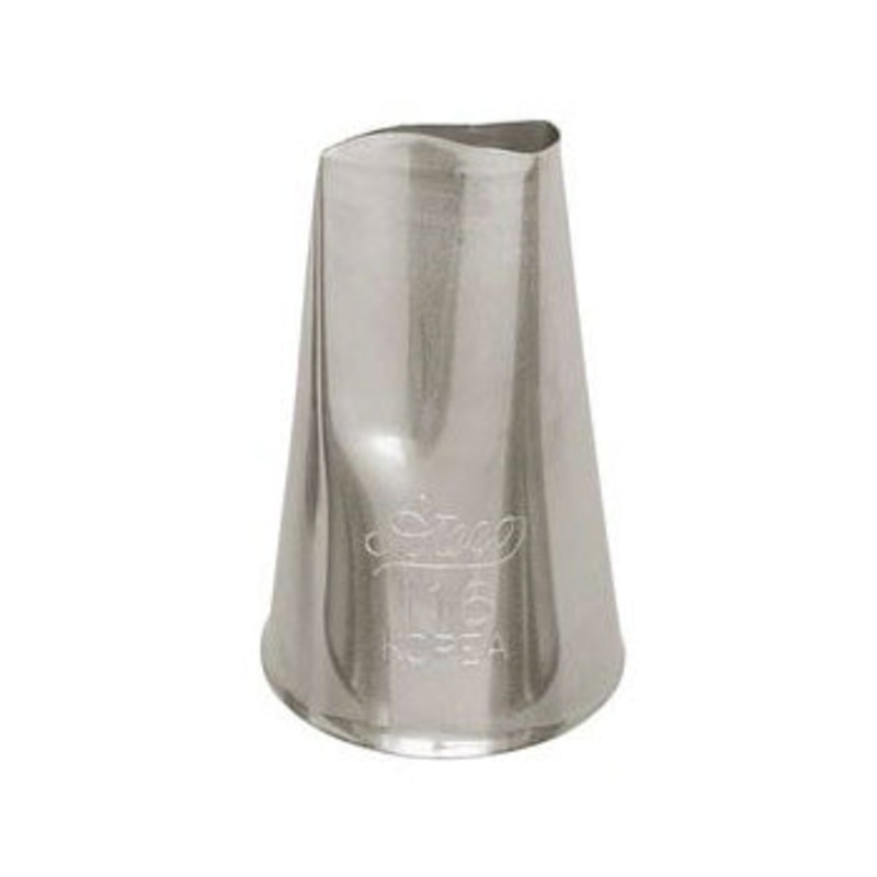 Ateco 116 Large Tube / Decorating Tip, Petals 5/8"