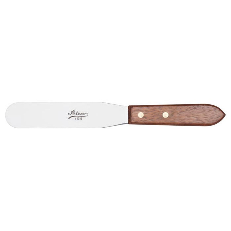 Ateco 1386 Pastry Spatula w/ Wood Handle, 6"