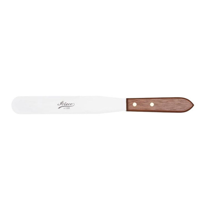 Ateco 1388 Pastry Spatula w/ Wood Handle, 8"