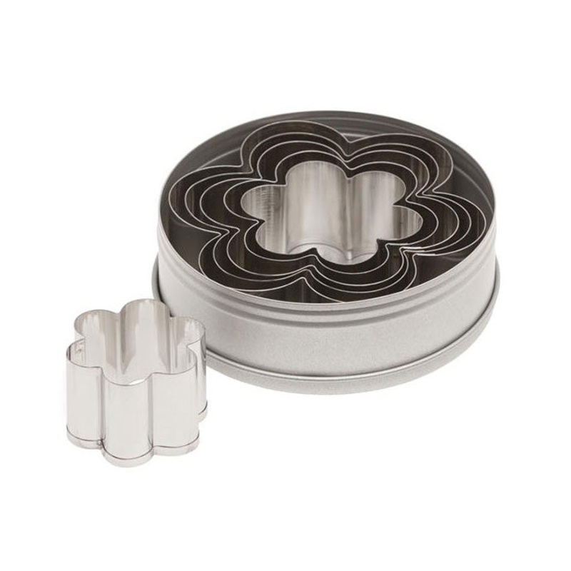 Ateco 7806 6-Piece Daisy Dough / Cookie Cutters