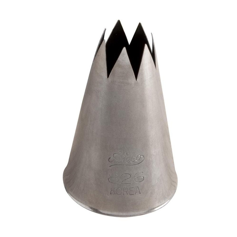 Ateco 826 Star Pastry Tip #6