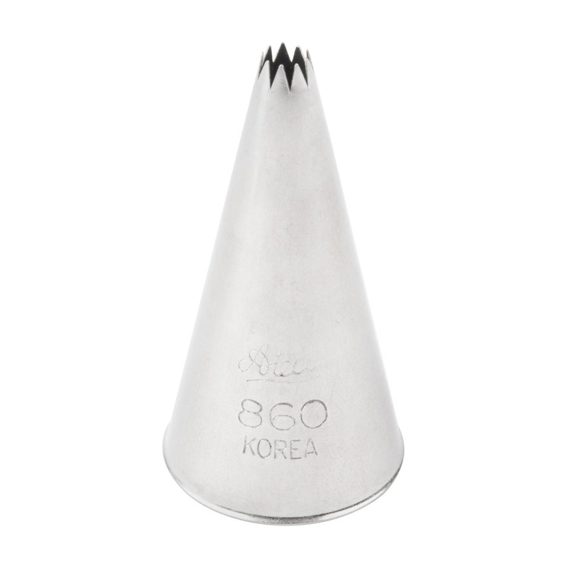 Ateco 860 French Star Pastry Tip #0