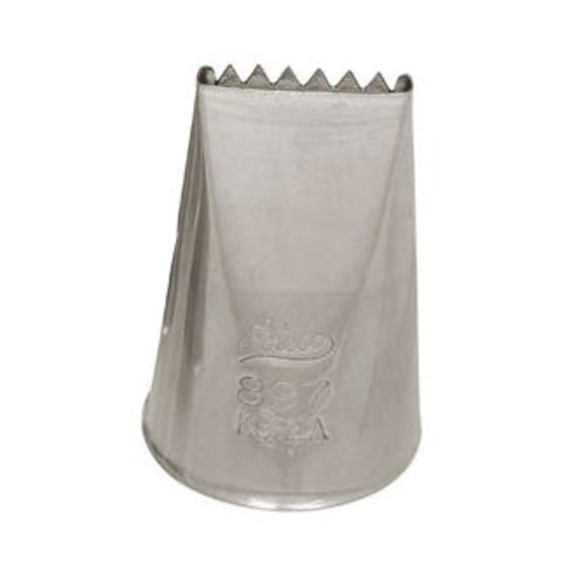 Ateco 897 Medium Tube / Decorating Tip, Ribbon, 7/8"