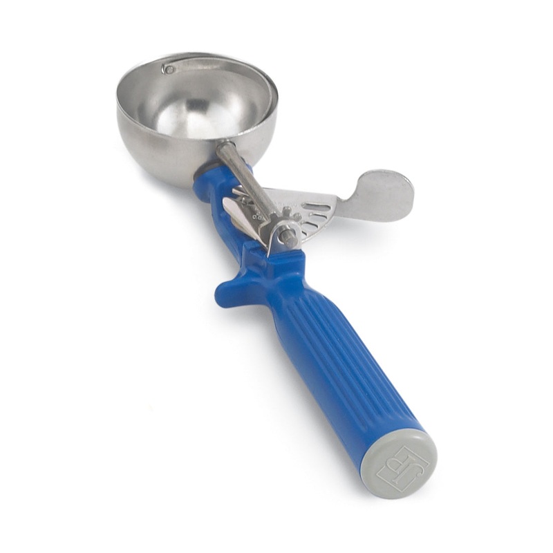 Vollrath 47143 #16 Disher, Blue, 2 oz.