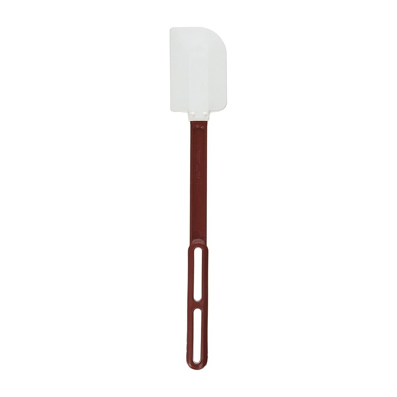 Vollrath 52026 High Heat Rubber Scraper / Spatula, Red, 16.5"