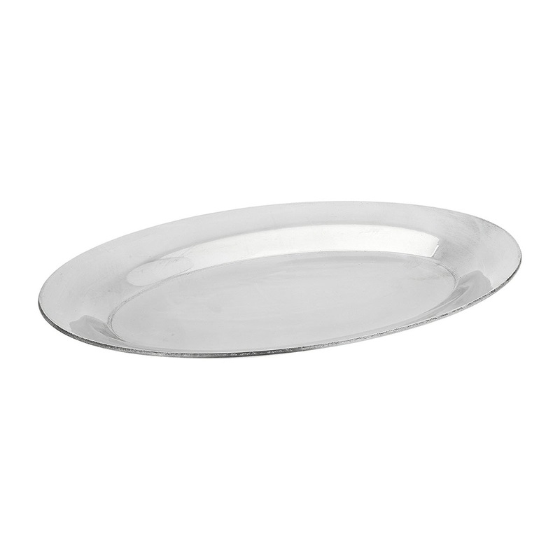 Aluminum Sizzle Platter, 7" x 10-1/2"