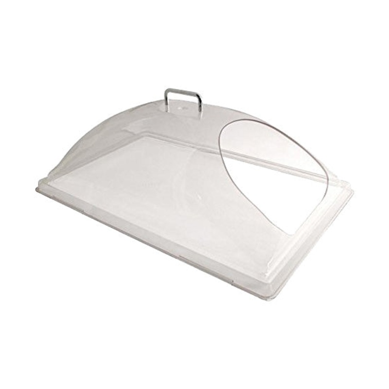 Cambro DD1220ECW135 Camwear Display Dome Cover w/ End Cut, Clear, 12" x 20"