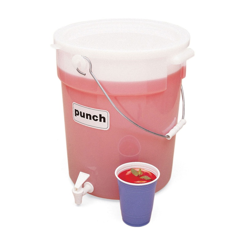 Cambro DSPR6148 Pail Beverage Dispenser, 6 gal.