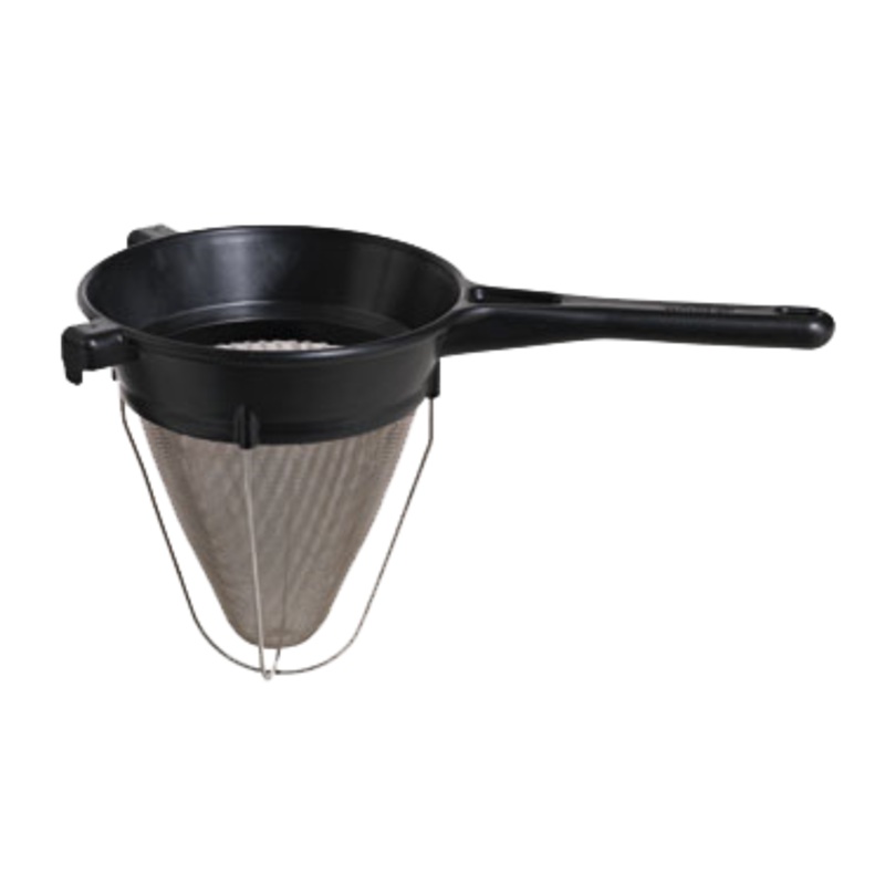 Matfer 017362 Exoglass Chinois / Bouillon Strainer, 10"