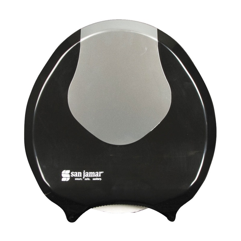 San Jamar R2070BKSS Summit Bath Tissue Dispenser, 9"