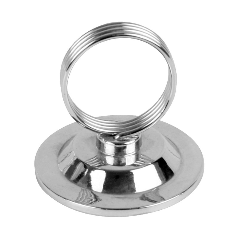 Thunder Group SLMH002 Ring Style Menu Card / Number Stand, 2.5"