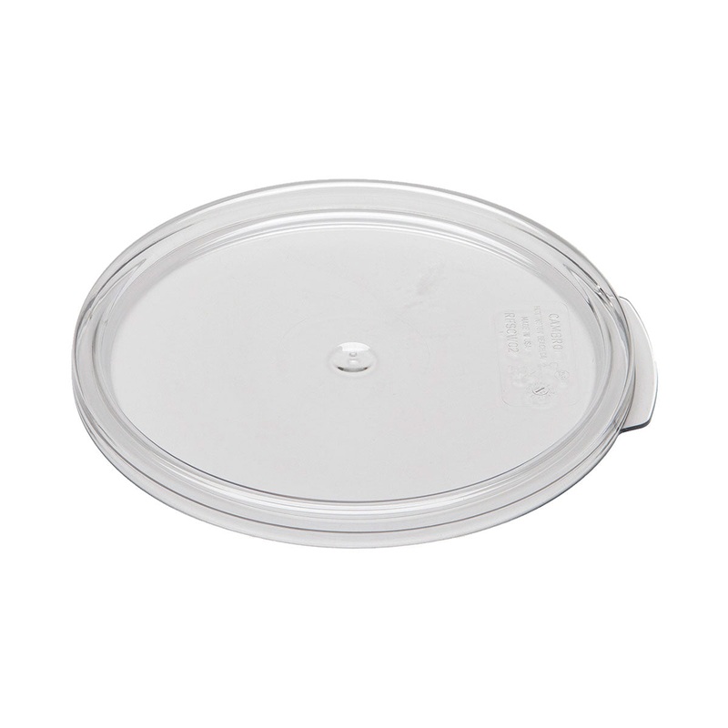 Cambro RFSCWC2135 Camwear Round Storage Lid, Clear, 2 & 4 qt.