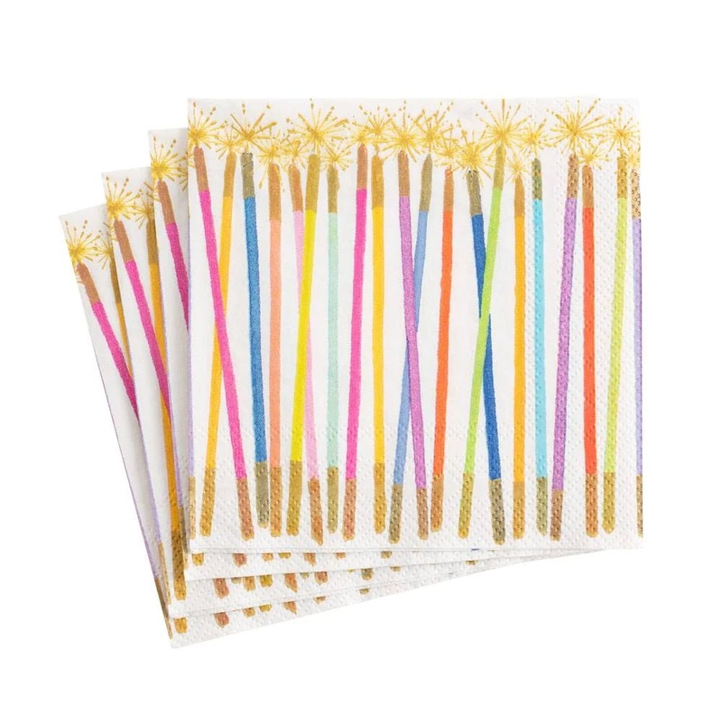 Candles Paper Cocktail Napkins