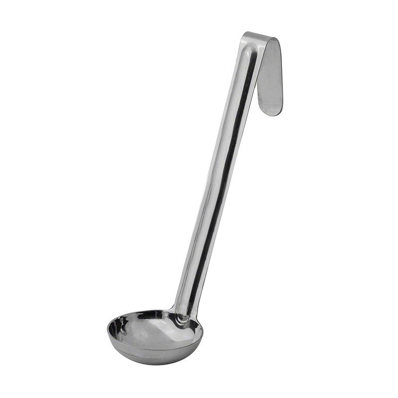 Economy Stainless Steel Ladle, 7" handle, 1.5 oz.