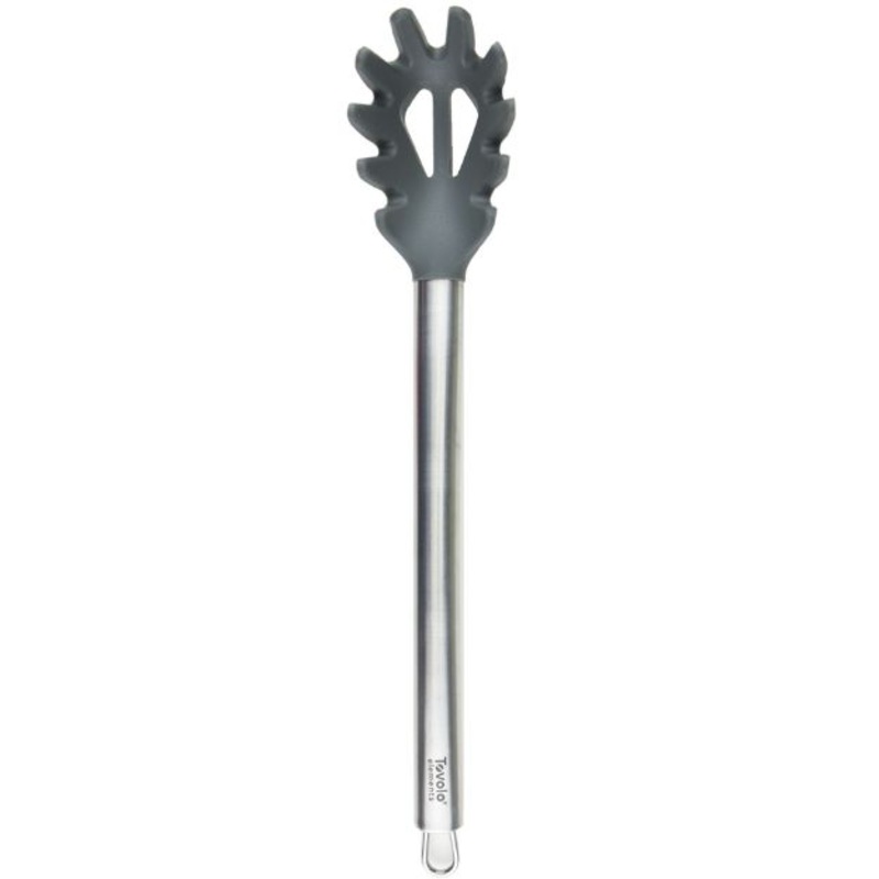 Elements Stainless Steel Handled Pasta Claw - Charcoal