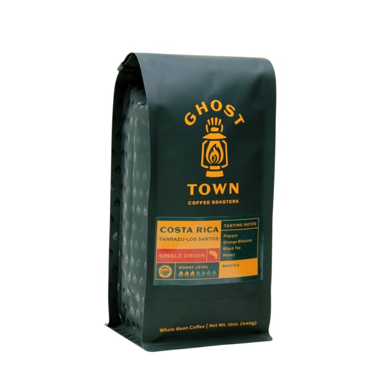 Ghost Town Costa Rica Tarrazu Whole Bean Coffee - 12 oz