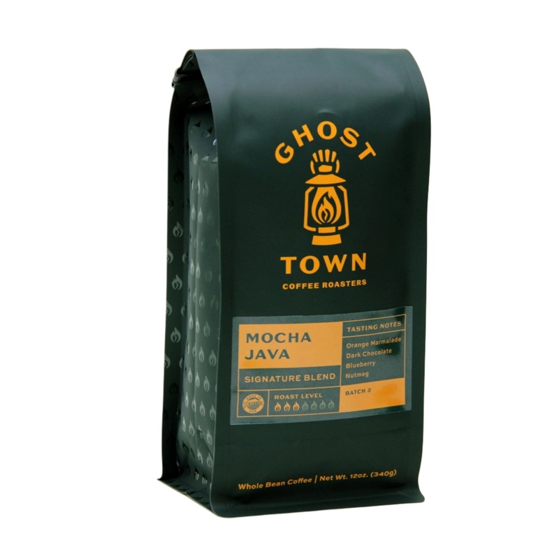 Ghost Town Mocha Java Whole Bean Coffee - 12 oz