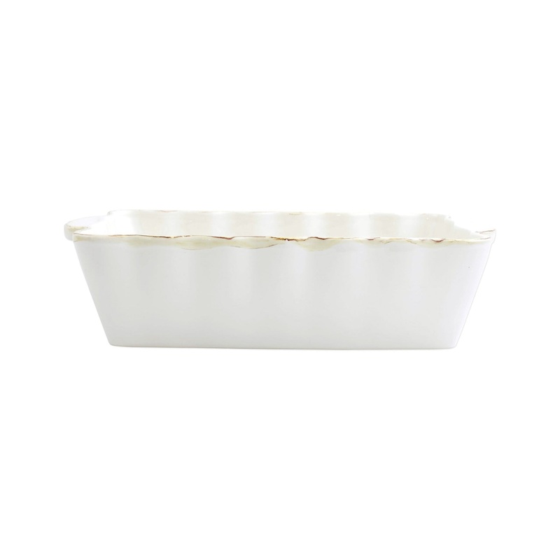 Italian Baker, White Medium Rectangular