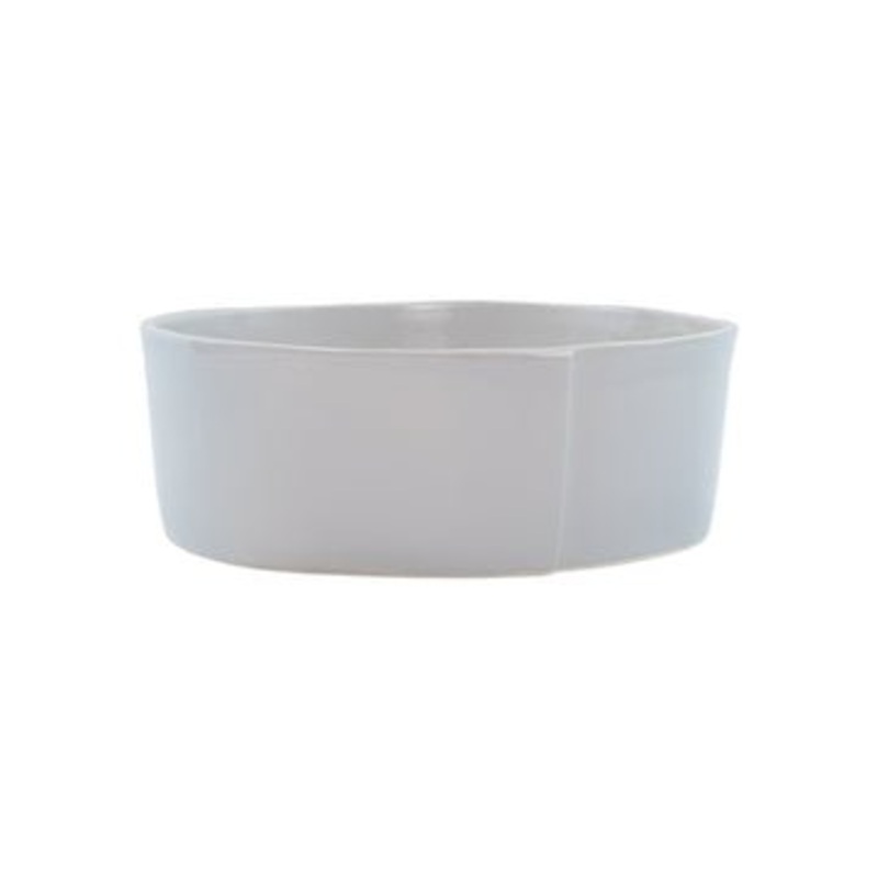 Lastra Light Gray Medium Serving Bowl
