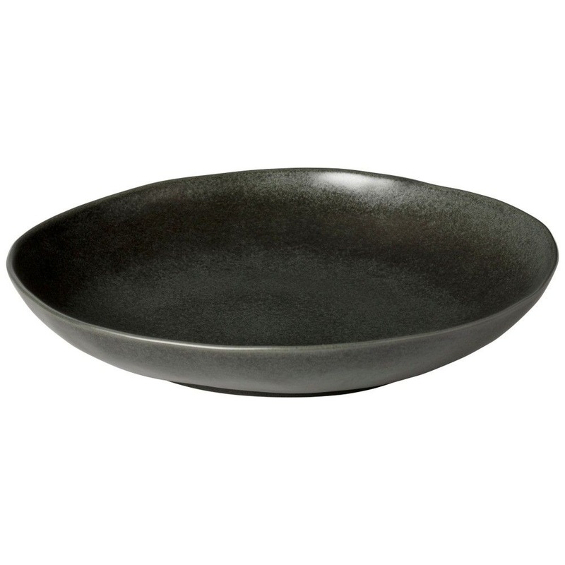 Livia Serving Bowl 14" Matte Black