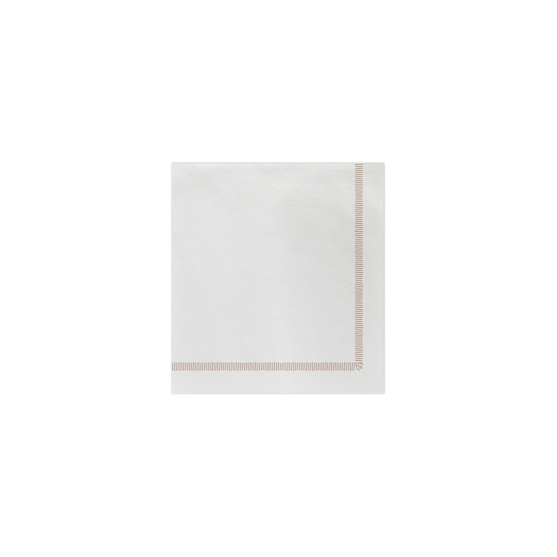 Papersoft Napkins, Fringe Linen Cocktail (Pack/20)