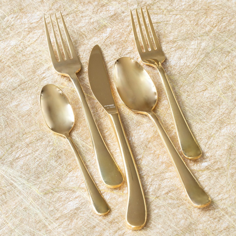 Settimocielo Oro 5-piece Flatware Place Setting