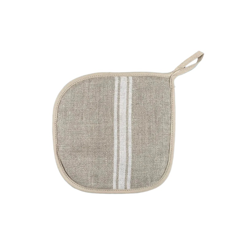 Thieffry White Monogramme Pot Holder