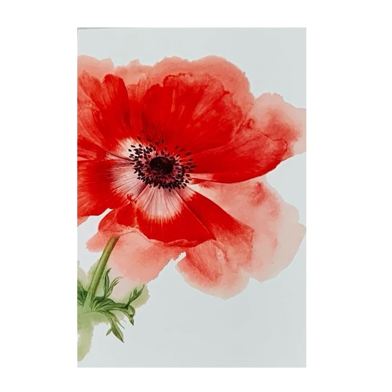Anemone Sympathy Card