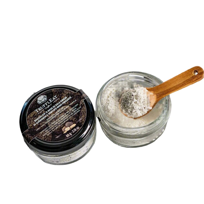 Gray Salt from Guerande with Black Truffle, 60 gr.
