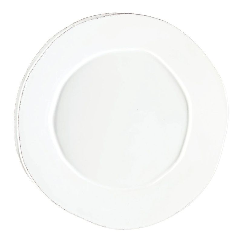 Lastra White Round Platter