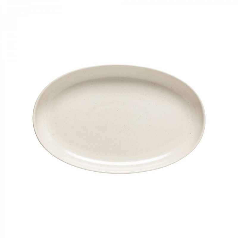 Pacifica Oval Platter, Vanilla