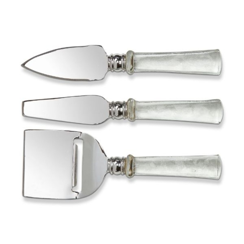 Glass Handle Cheese Utensils, Set/3
