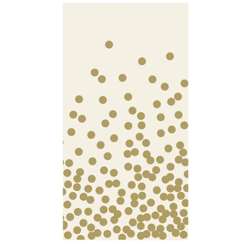 Gold Confetti Guest Napkin - 16/pkg