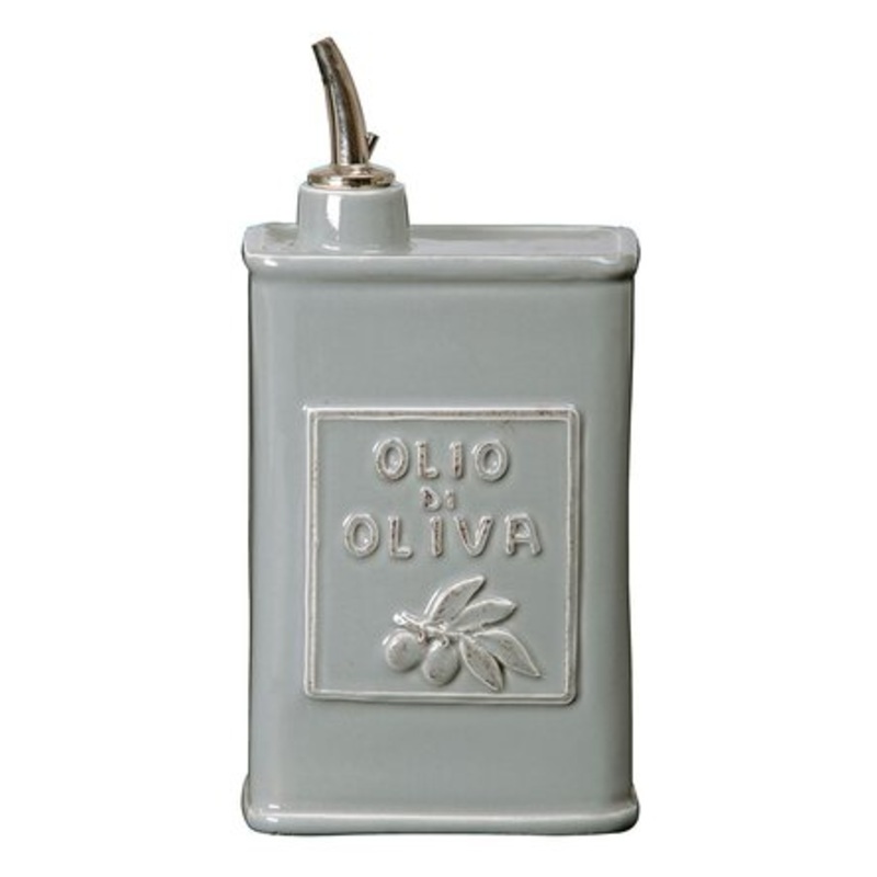 Lastra Gray Olive Oil Can