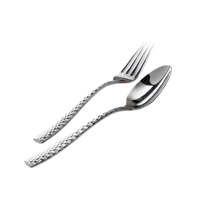 Lucca Faceted Serving Set, 2PC