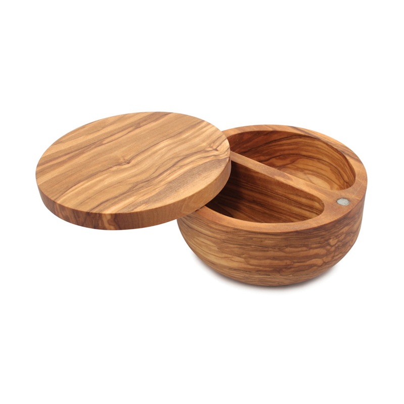 Palermo Olive Wood Salt Keeper
