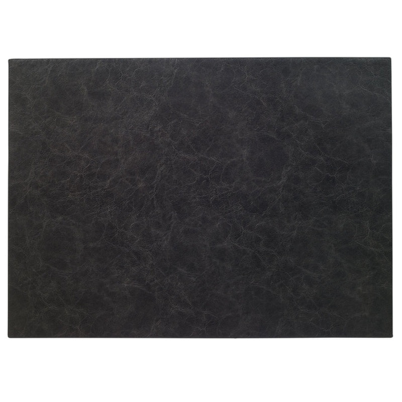 Tanner Black 15" Rectangle Placemats, Set/4
